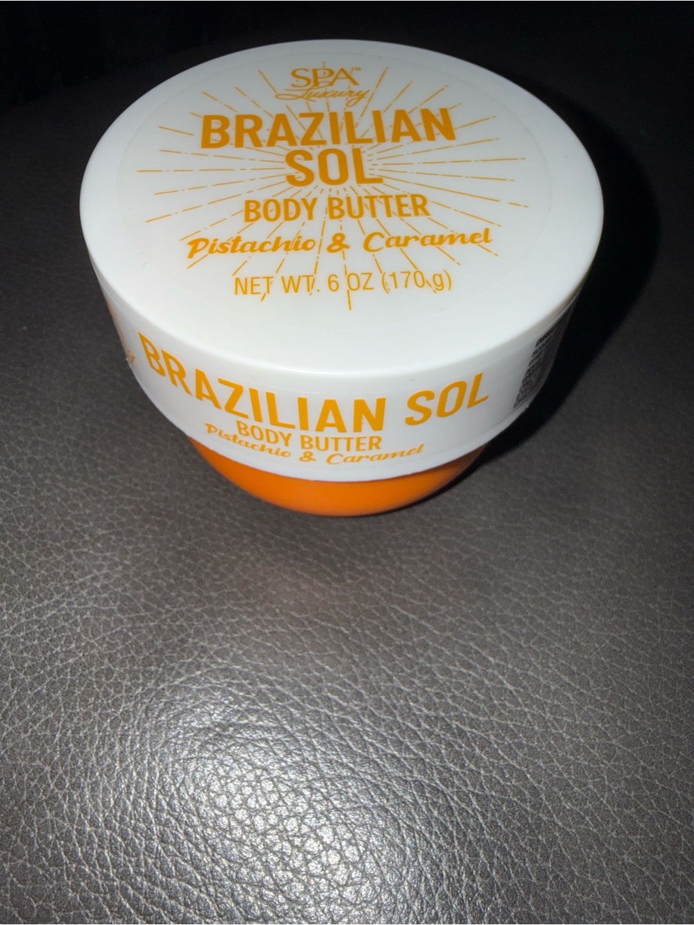 Brazilian Sol Body Butter - Pistachio & Caramel (White & Orange)